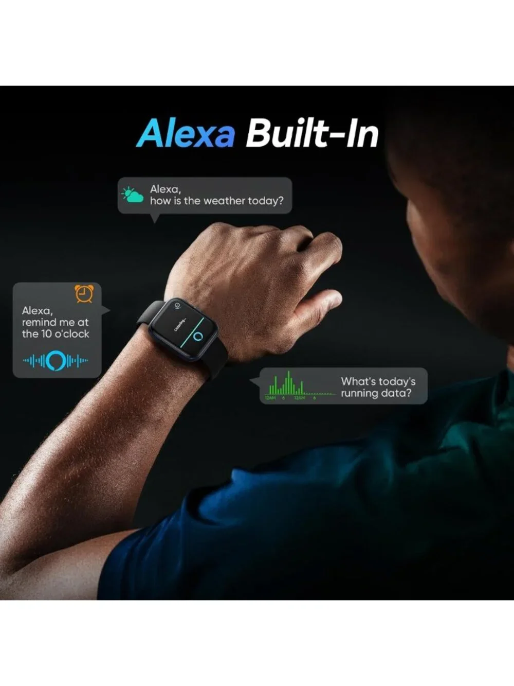 HD Smartwatch for Men - Fitness Tracker, Bluetooth Calls, IP68 Waterproof, 110